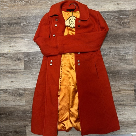 Jungal Jackets & Blazers - Jungal orange wool trench coat